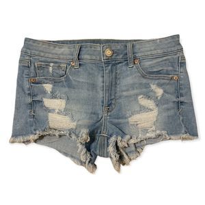 American Eagle Shortie Jean Shorts Size 6